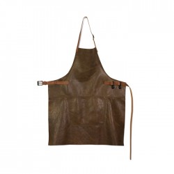 Vintage BBQ Aprons Keukenschort Leer Bruin