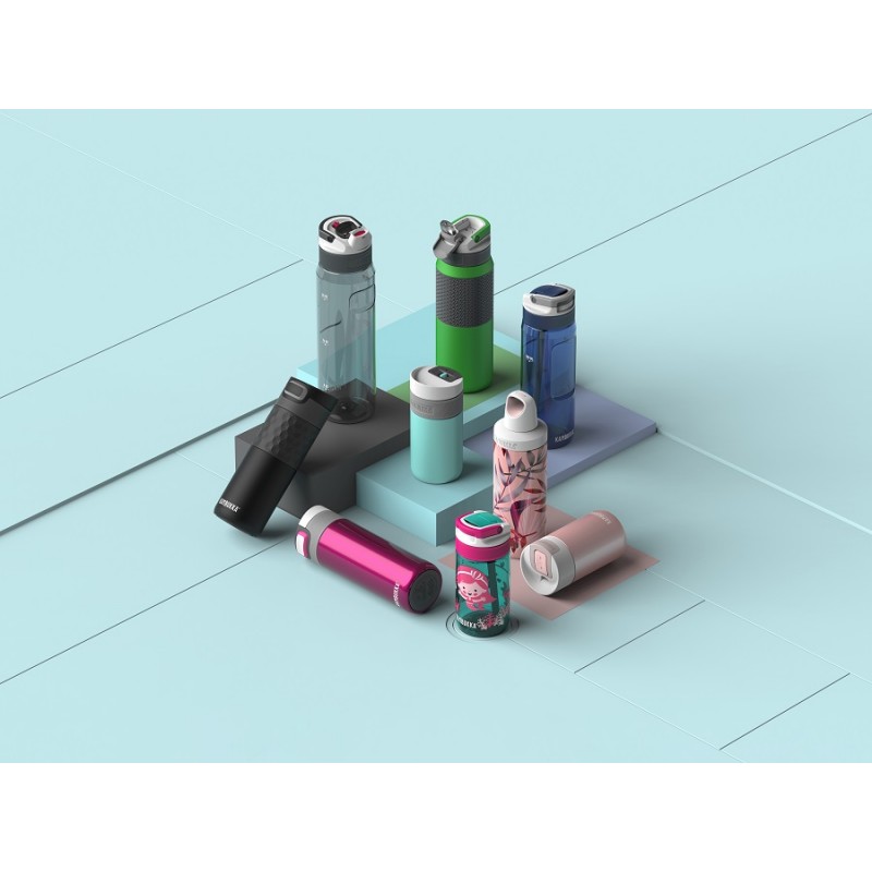 Etna Grip Travel Mug Isotherme Hermétique 500 ml Noir  - Kambukka