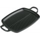 Rechthoekig Gietijzeren Grill 30 cm Mat Zwart - Le Creuset