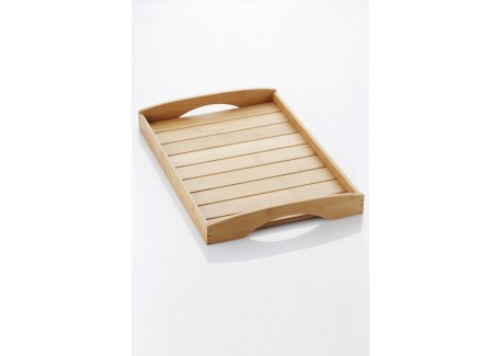 Bambou Plateau de Service avec Poignées 48x33x6 cm - Point Virgule