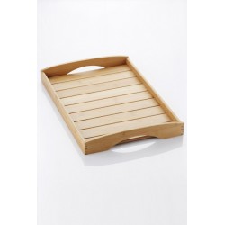 Bambou Plateau de Service avec Poignées 48x33x6 cm - Point Virgule Bambou Plateau de Service avec Poignées 48x33x6 cm - Point Virgule