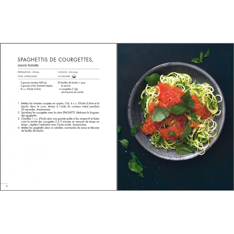 Livre Spaghettis de Légumes Magimix