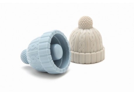 Beanie Bouchon de Bouteille Bleu et Gris 2 pcs - Monkey Business