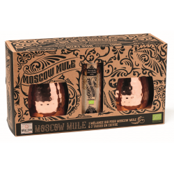 Coffret "Moscow Mule" Mélange Cocktail Bio + 2 Tasses - Quai Sud Coffret "Moscow Mule" Mélange Cocktail Bio + 2 Tasses - Quai Sud