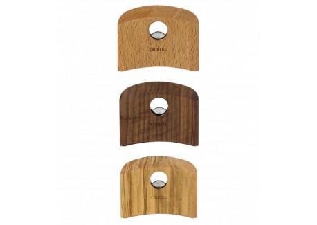 Poignée Amovible En Bois De Noyer Cristel Casteline - Ergonomique, Verrouillage Automatique, Pour Ustensiles De Cuisine - 3