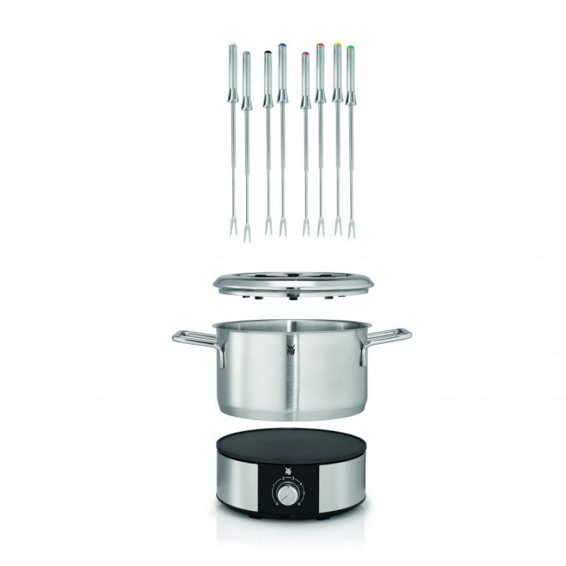 WMF - Lono Appareil à Fondue Electrique Inox 1,2 l - Les Secrets du Chef