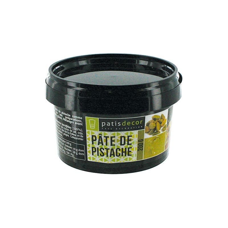 Patisdécor - Pâte de Pistaches 200 g - Les Secrets du Chef