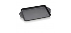 Plancha en fonte Rectangulaire 32 cm Noir 