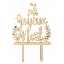Décoration de Noël en Bois "Joyeux Noël"  - Scrapcooking Décoration de Noël en Bois "Joyeux Noël"  - Scrapcooking