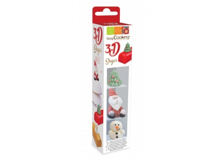 Zoete 3D Decoraties Kerstmis - Scrapcooking