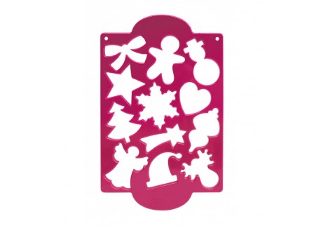 Plaque Découpoirs Multi Noël 32 x 20 cm - Scrapcooking