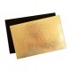 Kartonnen Plateau voor Taart, cake taart rechthoekige 20x30 cm Goud Zwart 5 Stks - Scrapcooking