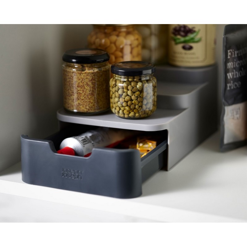 Joseph Joseph - Drawerstore Range Couverts Extensible Gris Anthracite - Les  Secrets du Chef