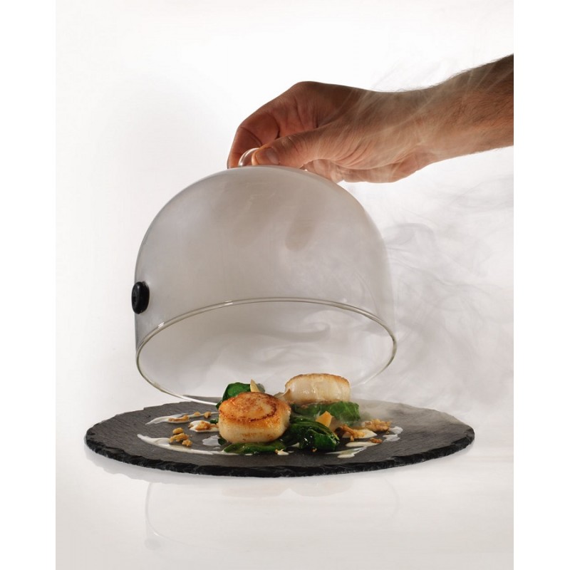 Lacor - Cloche Haute pour Fumoir à Aliment 18,5 cm - Les Secrets du Chef