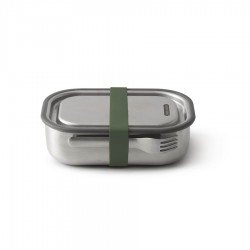 Lunch Box M RVS Olive 1 L - Black+Blum Lunch Box M RVS Olive 1 L - Black+Blum