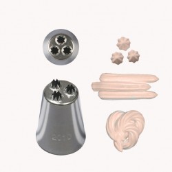 Douille à Nid Cannelée 5 mm 3 Trous - De Buyer Douille à Nid Cannelée 5 mm 3 Trous - De Buyer
