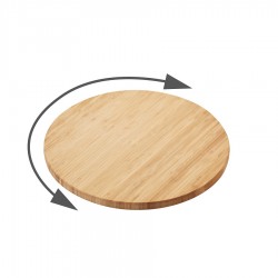 Bambou Plateau Tournant 35 cm - Point Virgule Bambou Plateau Tournant 35 cm - Point Virgule