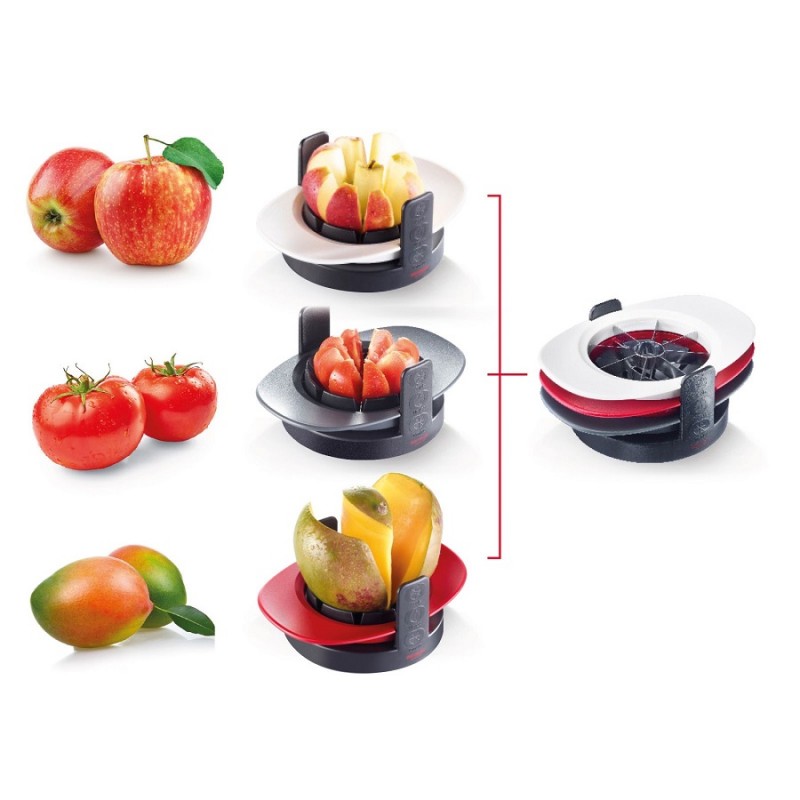 Westmark - Dicer Star Plus Coupe Legumes et Fruits avec Réservoir - Les  Secrets du Chef