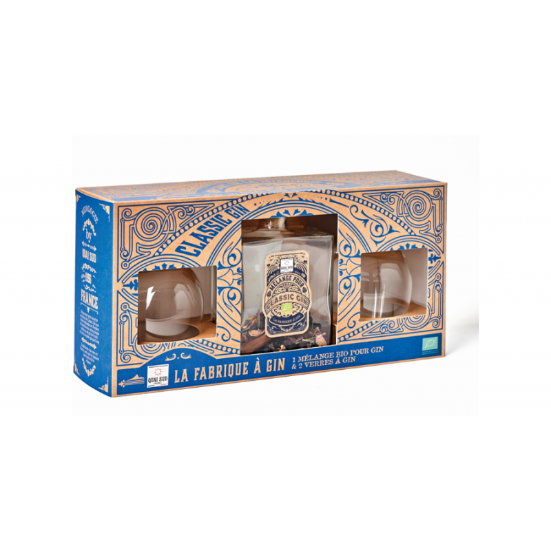 Coffret "La Fabrique à Gin" Bio  - Quai Sud