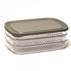 Basic Set 3 Stalpelbare Vleeswarendozen 23x15 cm - Amuse Basic Set 3 Stalpelbare Vleeswarendozen 23x15 cm - Amuse