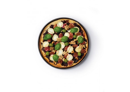 Chef Pomodoro Plaque à Pizza Ronde - Moule à Pizza - Lot de 3 Plaques Chef Pomodoro Plaque à Pizza Ronde - Moule à Pizza - Lot de 3 Plaques