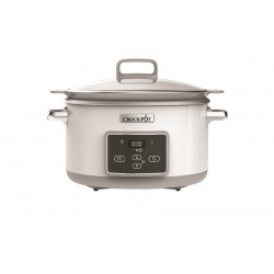 Duraceramic Mijoteur Sauté Slowcooker Blanc 5 L - CrockPot