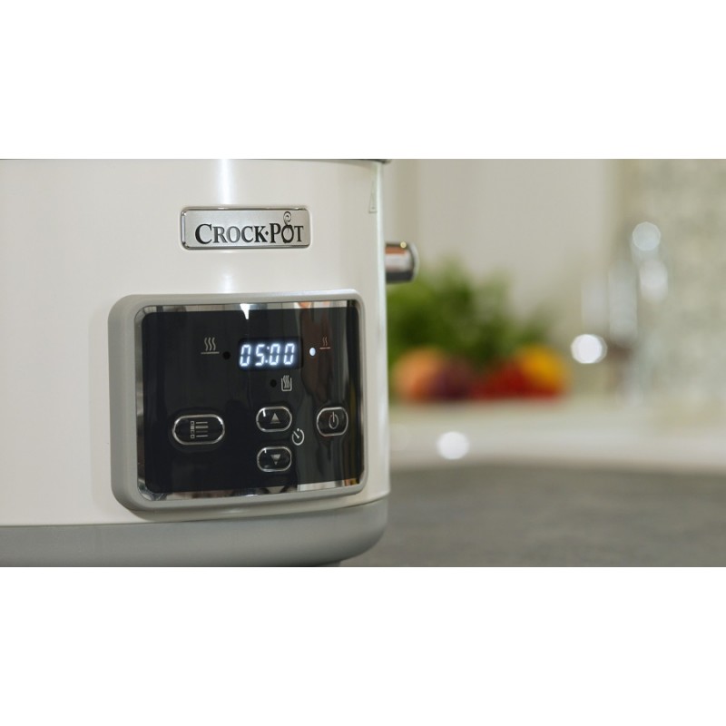 Duraceramic Mijoteur Sauté Slowcooker Blanc 5 L  - CrockPot