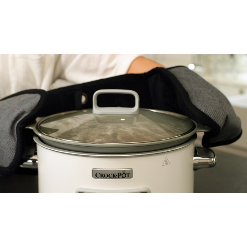 Duraceramic Mijoteur Sauté Slowcooker Blanc 5 L  - CrockPot