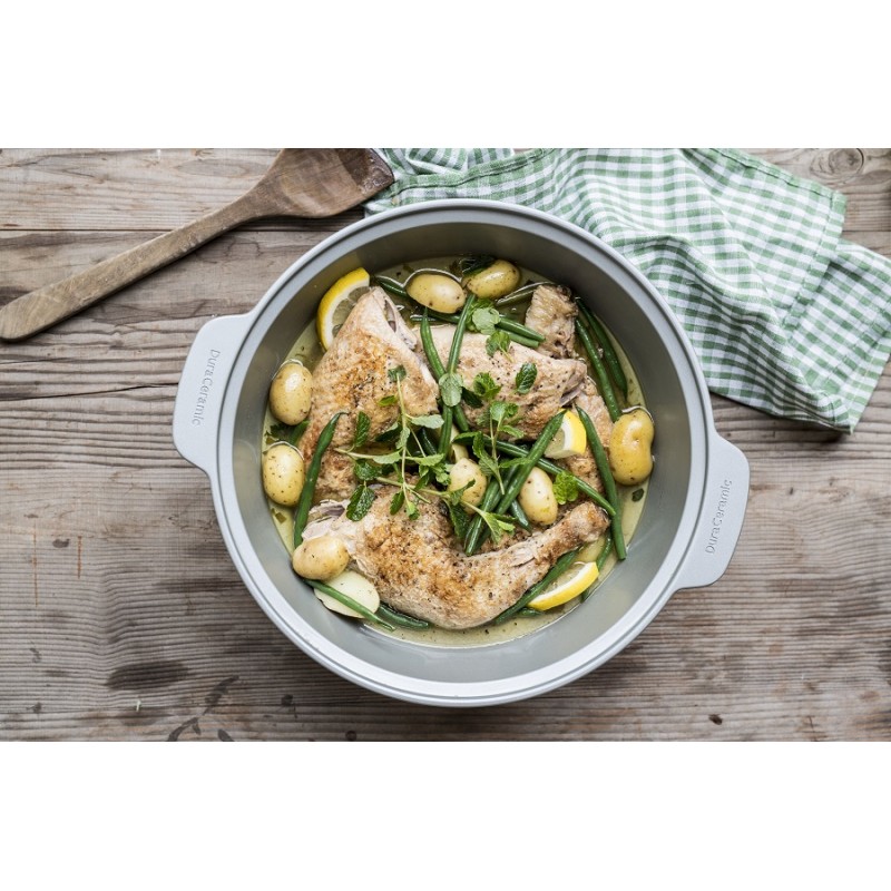 Duraceramic Mijoteur Sauté Slowcooker Blanc 5 L  - CrockPot