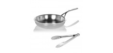 Proline Poêle à Frire 24 cm + Pince 18 cm Inox Gift Set 