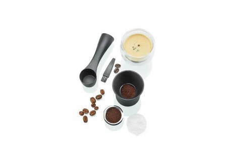 Capsules Café Réutilisables Pour Nespresso - Lot De 4 Avec Cuillère Et Brosse, Acier Inoxydable
