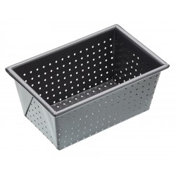 Geperforeerde Broodvorm met Antiaanbaklaag 15X9 cm - KitchenCraft Geperforeerde Broodvorm met Antiaanbaklaag 15X9 cm - KitchenCraft