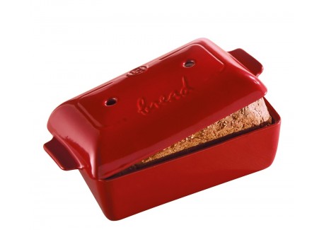 Rechthoekige Broodvorm Rood Grand Cru - Emile Henry
