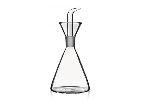 Glazen Oliefles met Pourer 250 ml - Luigi Bormioli
