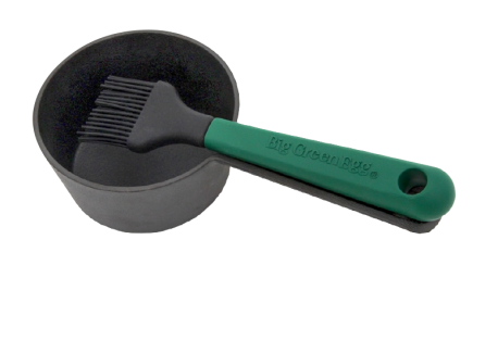 Cast Iron Sauce Pot 12 cm met Brush - Big Green Egg