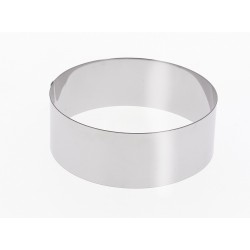 RVS Ronde Vacherin Taartvorm 20x6 cm - De Buyer RVS Ronde Vacherin Taartvorm 20x6 cm - De Buyer