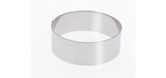 RVS Ronde Vacherin Taartvorm 24x6 cm