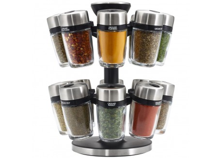 Carrousel met 16 Kruidenpotjes - Cole & Mason