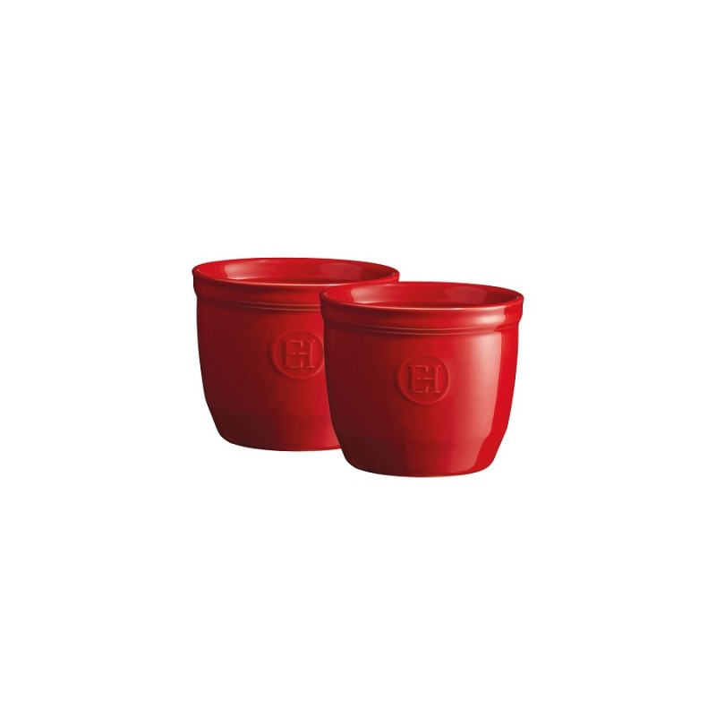 Pot à ustensiles en céramique Emile Henry - Couleur Rouge grand