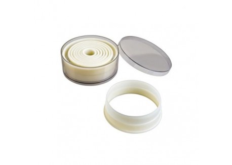 Emporte-Pièces Lisses Rond 9 pcs - Patisdécor