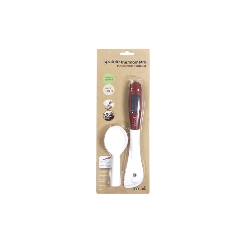 Spatule Silicone avec Thermomètre 2 en 1