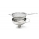 Trechter Slagroomsifon met Zeef RVS 16 cm - Isi