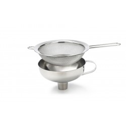 Entonnoir pour Siphon de Cuisine avec Tamis Inox 16 cm - Isi Entonnoir pour Siphon de Cuisine avec Tamis Inox 16 cm - Isi