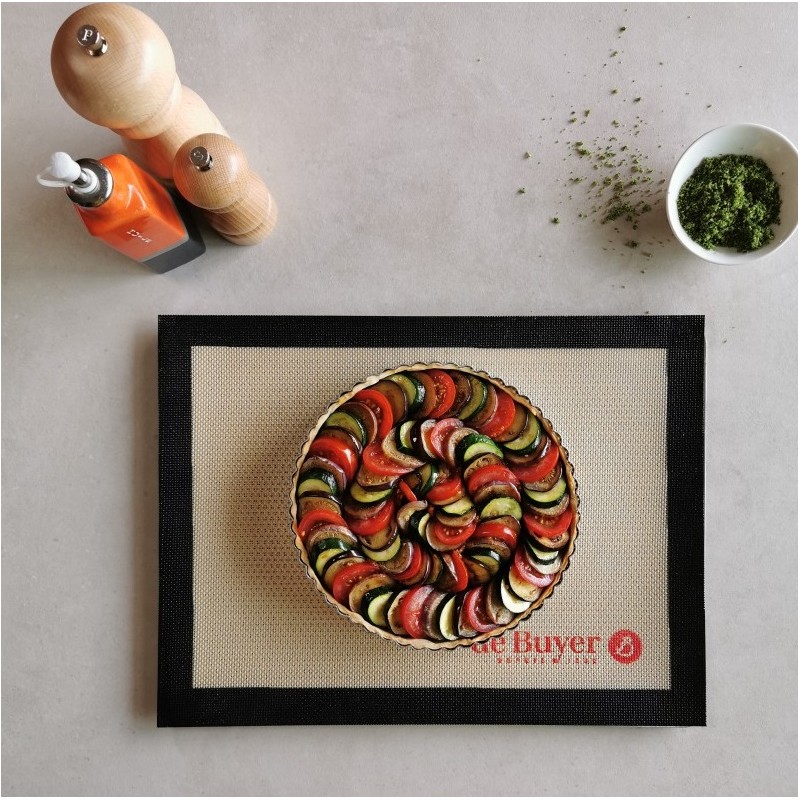 Tapis de cuisson en silicone et fibre de verre 40x30cm