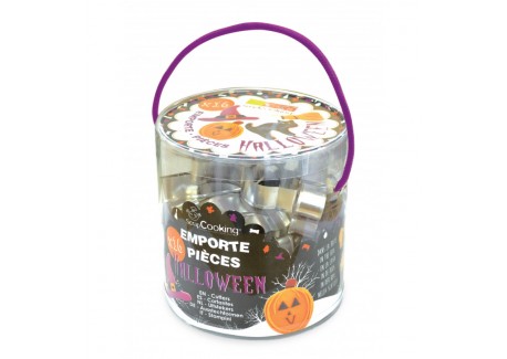 Emmertje met 16 Koekjesvormen Halloween - Scrapcooking