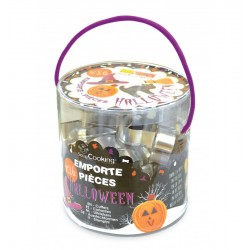 Emmertje met 16 Koekjesvormen Halloween - Scrapcooking Emmertje met 16 Koekjesvormen Halloween - Scrapcooking