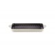 Grill en Fonte Rectangulaire 32 cm Meringue  - Le Creuset
