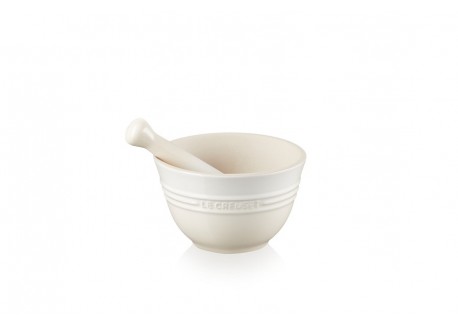 Mortier et Pilon Céramique Meringue - Le Creuset