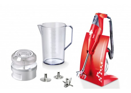 Mixeur Plongeant M200 Swiss Line Rouge 200W - Bamix