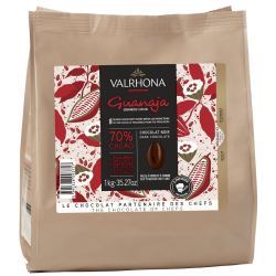 Valrhona - Waina 35% chocolat blanc de couverture bio Création Gourmande  fèves 3 kg